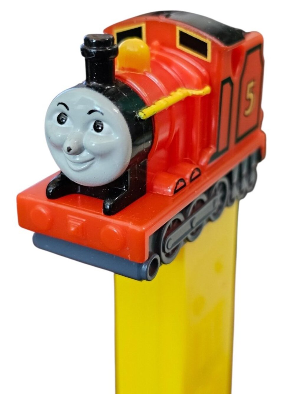 Thomas The Tank Engine Pez Collection Set Of 2 Red #5 And Blue #1 Trains Used - Picture 5 of 6